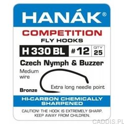 Hanak H 330 BL Czech Nymph & Buzzer #8 - 50 szt.
