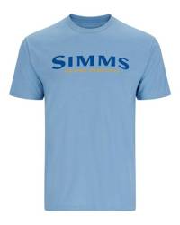 Simms Logo T-Shirt Lt. Blue Heather 3XL