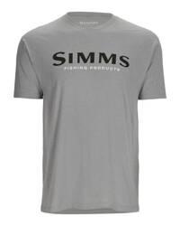 Simms Logo T-shirt Cinder Heather XL