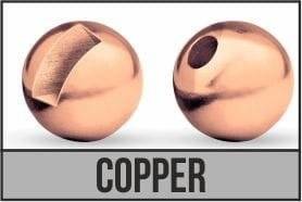 Traper główki wolframowe Slotted Copper 3,0mm (10szt.)