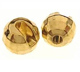 Tungsten Reflex Beads Gold  (10)
