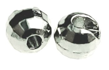 Tungsten Reflex Beads Silver Nickle (10) 2,5  mm